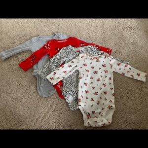 Carter’s long-sleeve baby bodysuits